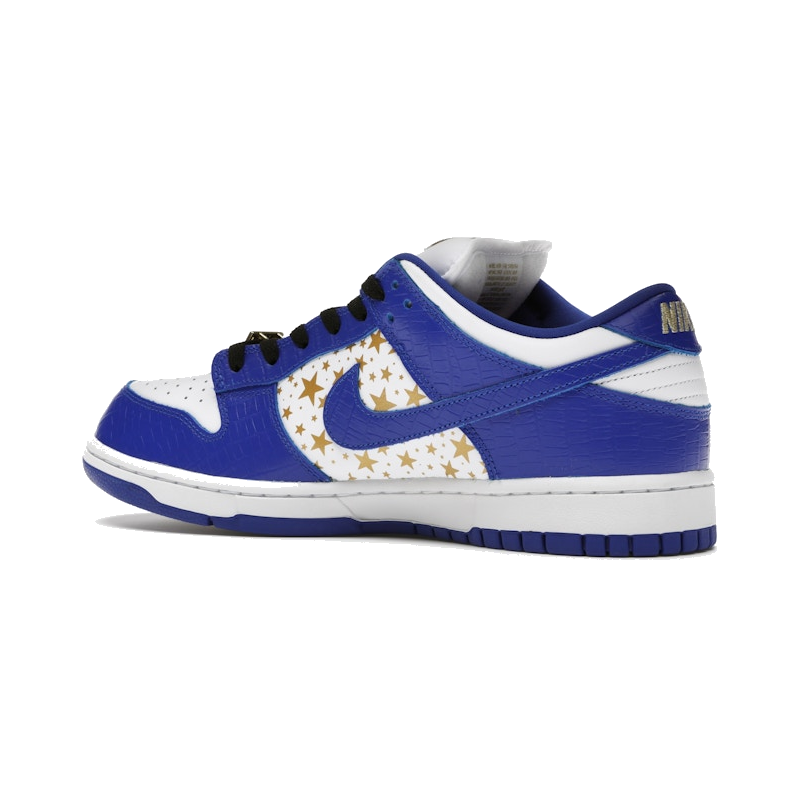 Nike SB Dunk Low Supreme Stars Hyper Royal 2021 - Image 6