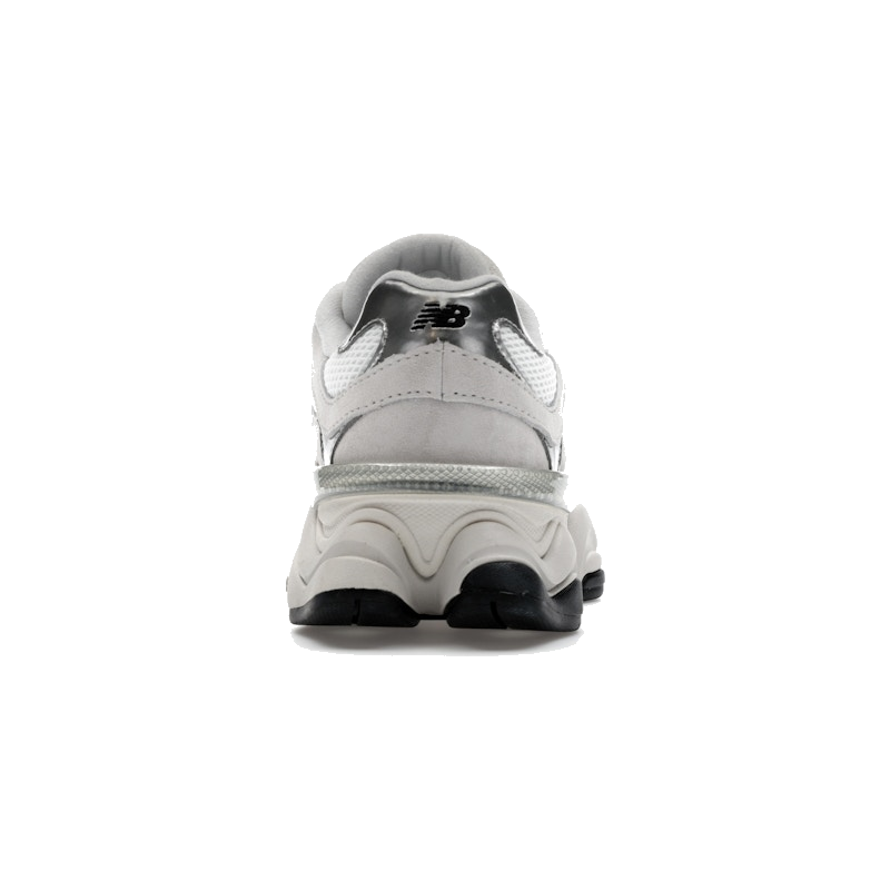 New Balance 9060 White Black Metallic Silver - Image 8