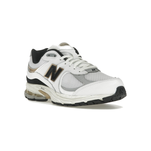 Alternative view of New Balance 2002R White Black Gold Metallic