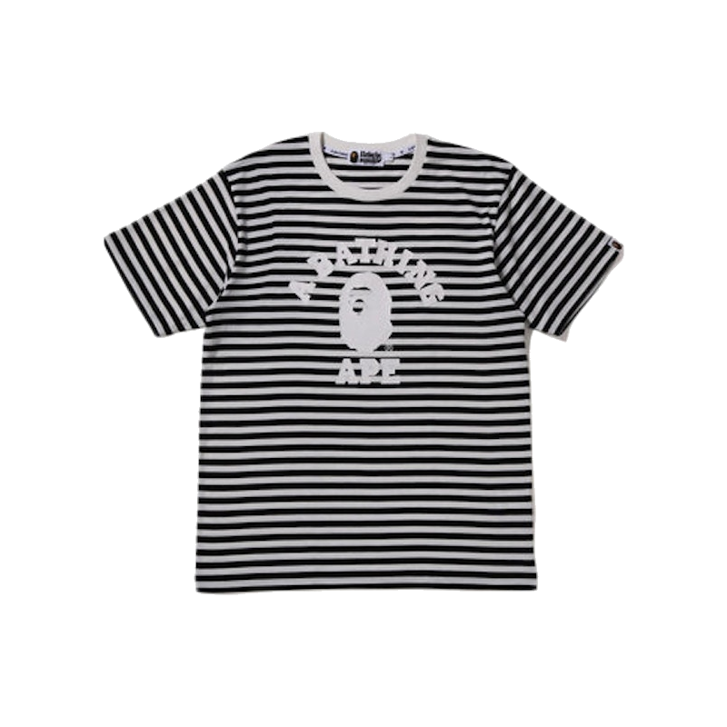 BAPE College Hoop Tee Black