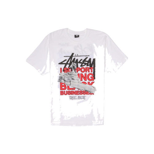 Stussy x Virgil Abloh World Tour Collection T-Shirt White