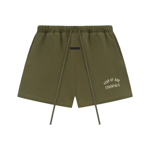 Fear of God Essentials Fleece Soccer Short Military