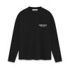 Fear of God EssentiaLS Classic Fit Long Sleeve T-shirt Jet Black