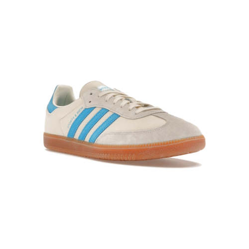 Alternative view of Adidas Samba OG Sporty & Rich Cream Blue