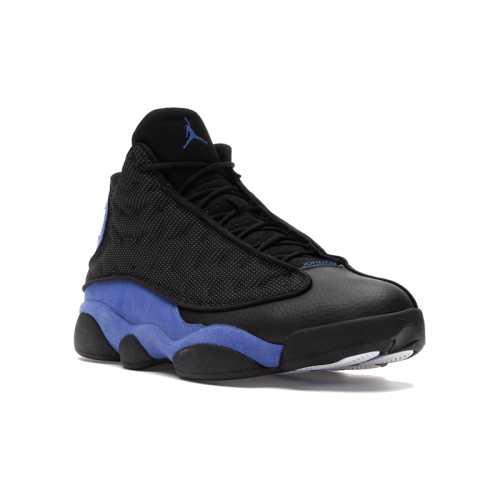 Alternative view of Air Jordan 13 Retro Black Hyper Royal