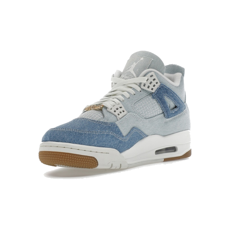 Air Jordan 4 Retro TEX Denim Worn Blue - Image 4
