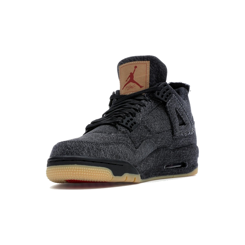 Air Jordan 4 Retro Levi's Black - Image 4