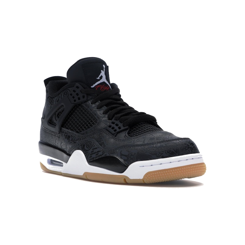 Air Jordan 4 Retro Laser Black Gum - Image 2