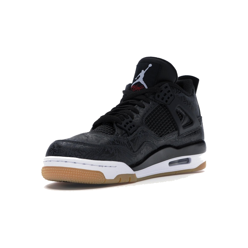 Air Jordan 4 Retro Laser Black Gum - Image 4