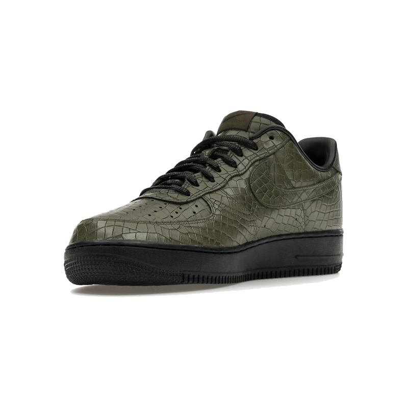 Nike Air Force 1 Low Morse Code Cargo Khaki Croc - Image 4