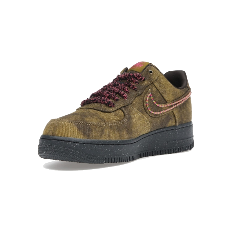 Nike Air Force 1 Low '07 QS Boucle Desert Moss Fierce Pink - Image 4
