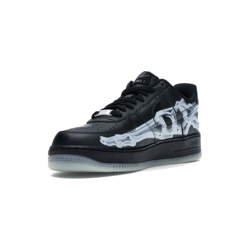 Nike Air Force 1 Low Black Skeleton Halloween 2019 - Image 4
