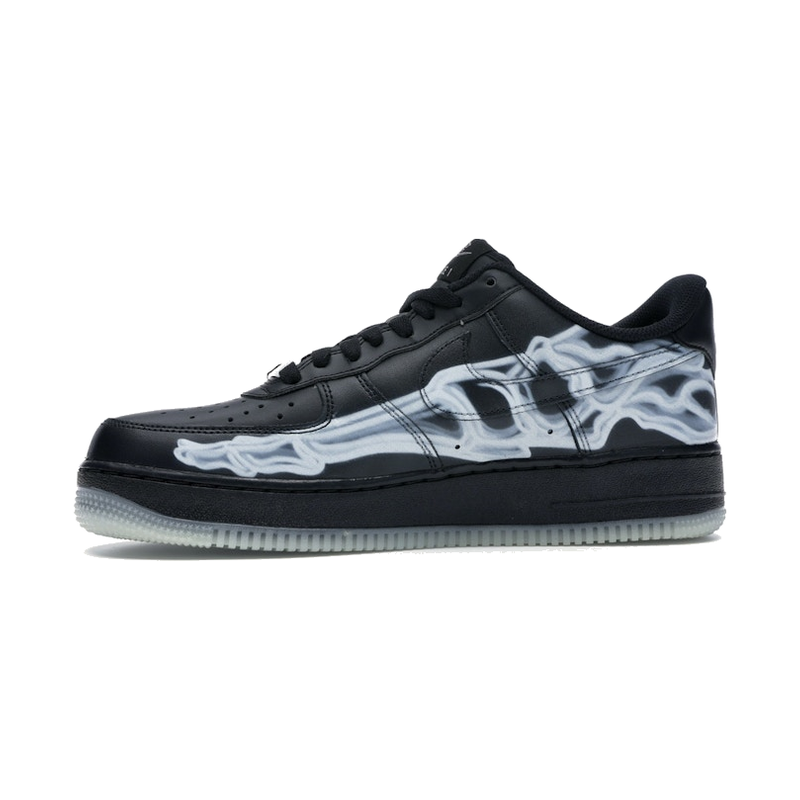 Nike Air Force 1 Low Black Skeleton Halloween 2019 - Image 5