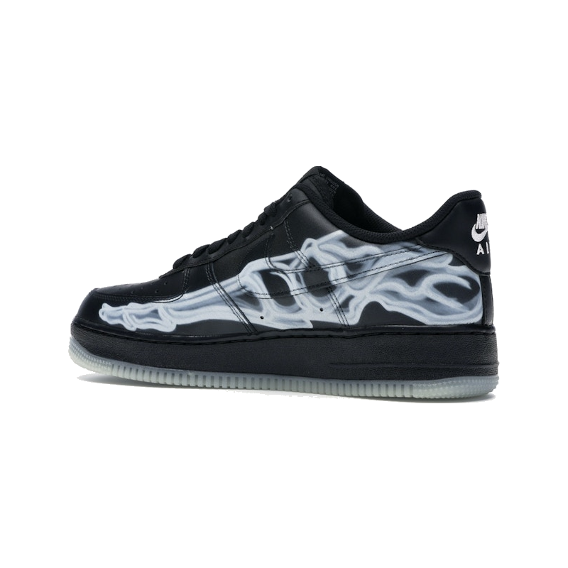 Nike Air Force 1 Low Black Skeleton Halloween 2019 - Image 6