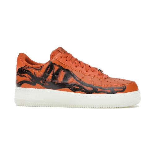 Nike Air Force 1 Low Orange Skeleton Halloween 2020