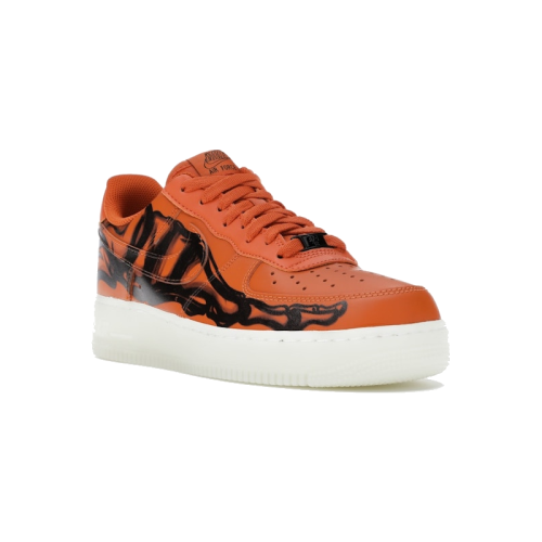 Alternative view of Nike Air Force 1 Low Orange Skeleton Halloween 2020
