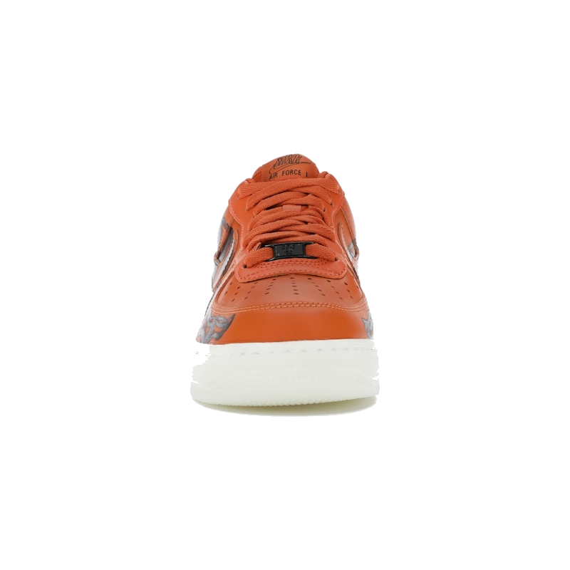 Nike Air Force 1 Low Orange Skeleton Halloween 2020 - Image 3