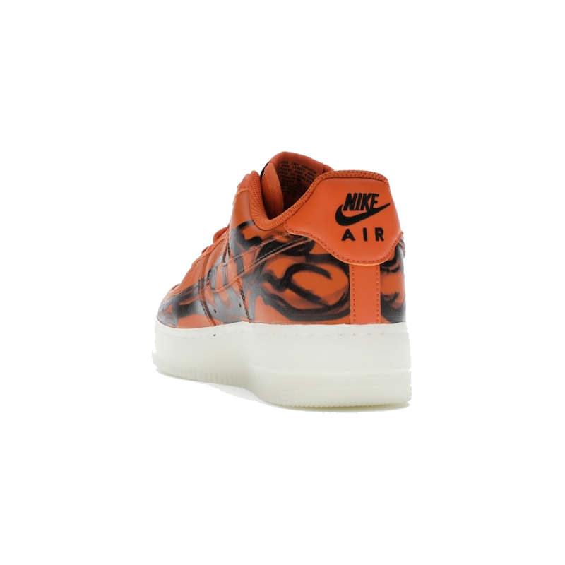 Nike Air Force 1 Low Orange Skeleton Halloween 2020 - Image 7