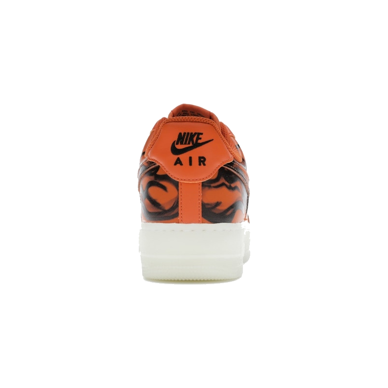 Nike Air Force 1 Low Orange Skeleton Halloween 2020 - Image 8