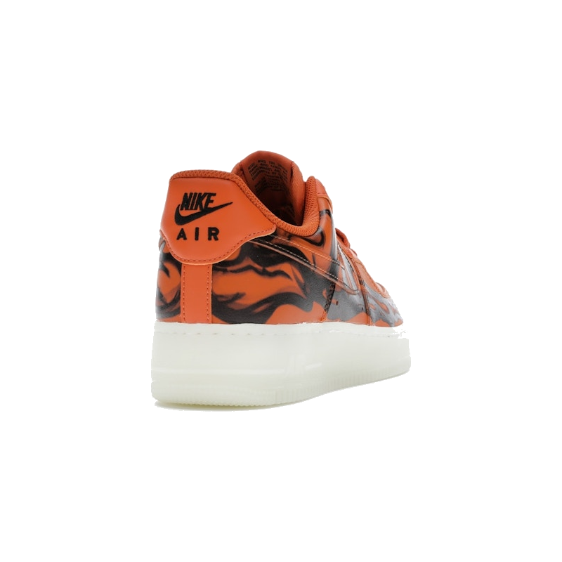 Nike Air Force 1 Low Orange Skeleton Halloween 2020 - Image 9