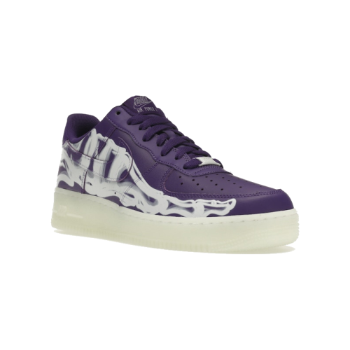 Alternative view of Nike Air Force 1 Low '07 QS Purple Skeleton Halloween 2021