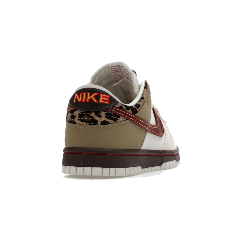 Nike Dunk Low Retro Khaki Team Red Pearl White - Image 9