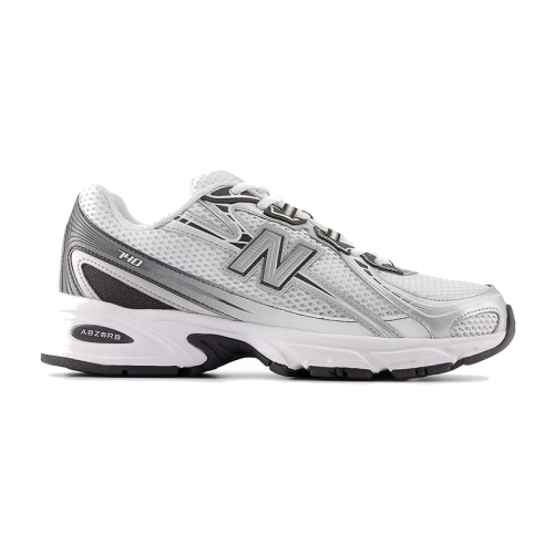 New Balance 740 White Metallic Silver Black