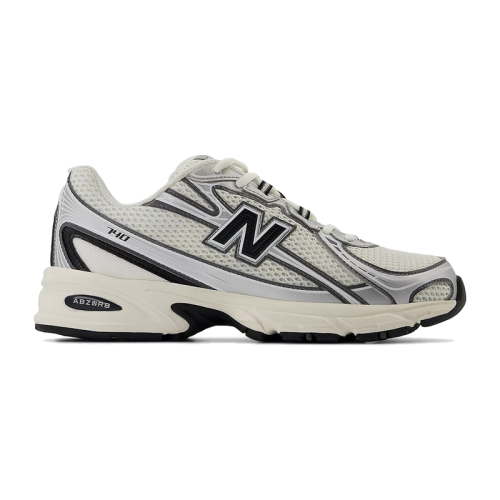 New Balance 740 Sea Salt Black Silver Metallic
